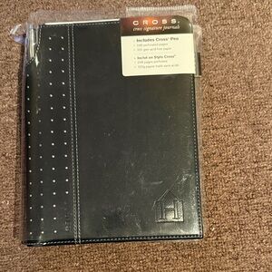 Black Signature Journal with Pen